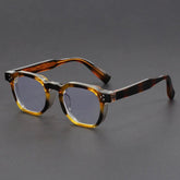 King Retro Polygon Glasses Frame Geometric Frames Southood Leopard