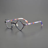 Kit Acetate Polygon Optical Glasses Frame Geometric Frames Southood Black Blue