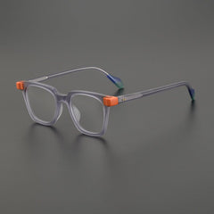 Klas Retro Acetate Glasses Frame Rectangle Frames Southood Grey