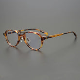 Knight Vintage Acetate Glasses Frame Aviator Frames Southood Yellow Tortoise