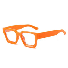 Krich Retro Glasses Frame Rectangle Frames Southood Orange
