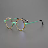 Kynon Titanium Acetate Round Glasses Frame Round Frames Southood Tea Green