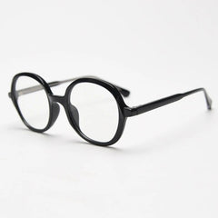 Lamar Large Size Round TR90 Vintage Eyeglass Frame Round Frames Southood Black