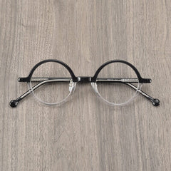 Lang Vintage Round Acetate Frame Round Frames Southood