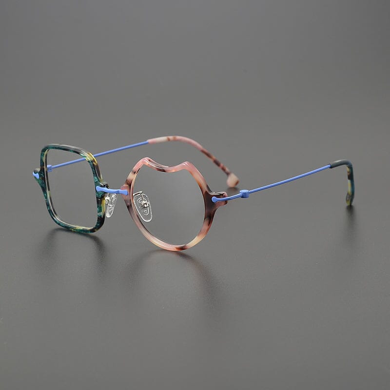 Laurie Vintage Acetate Glasses Frame Geometric Frames Southood Blue