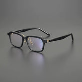 Lester Business Acetate Flippable Frame Rectangle Frames Southood Black Gold