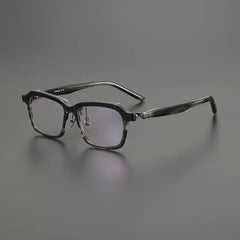 Lester Business Acetate Flippable Frame Rectangle Frames Southood Clear Gray