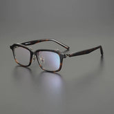 Lester Business Acetate Flippable Frame Rectangle Frames Southood Leopard