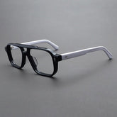Lex Vintage Acetate Eyeglasses Frame Aviator Frames Southood Black White