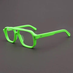 Lex Vintage Acetate Eyeglasses Frame Aviator Frames Southood Fluorescent Green