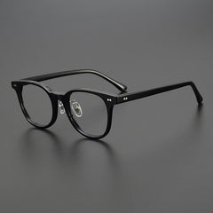 Lex Vintage Acetate Eyeglasses Frame Rectangle Frames Southood Black