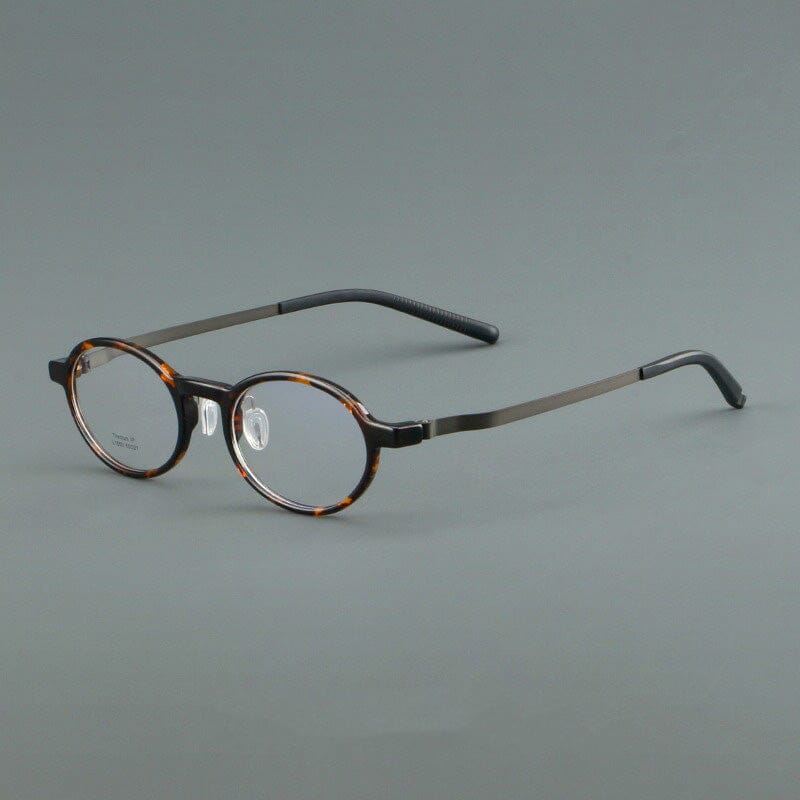Lim Vintage TR90 Eyeglasses Frame Oval Frames Southood Leopard