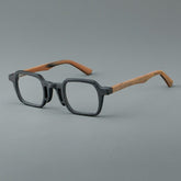 Line Vintage Square Acetate Frame Rectangle Frames Southood Matte Black