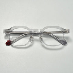 Link Vintage Acetate Glasses Frame Geometric Frames Southood Gray