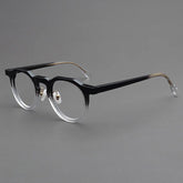 Link Vintage Acetate Glasses Frame Oval Frames Southood Black Clear