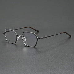 Lira Vintage Alloy Eyeglasses Frame Geometric Frames Southood Gun