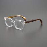 Liu Rectangle Acetate Glasses Frame Rectangle Frames Southood Clear