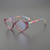 Lizzie Acetate Cat Eye Glasses Frame Cat Eye Frames Southood Pink
