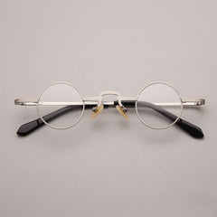 Loc Retro Small Round Glasses Frame Round Frames Southood Silver