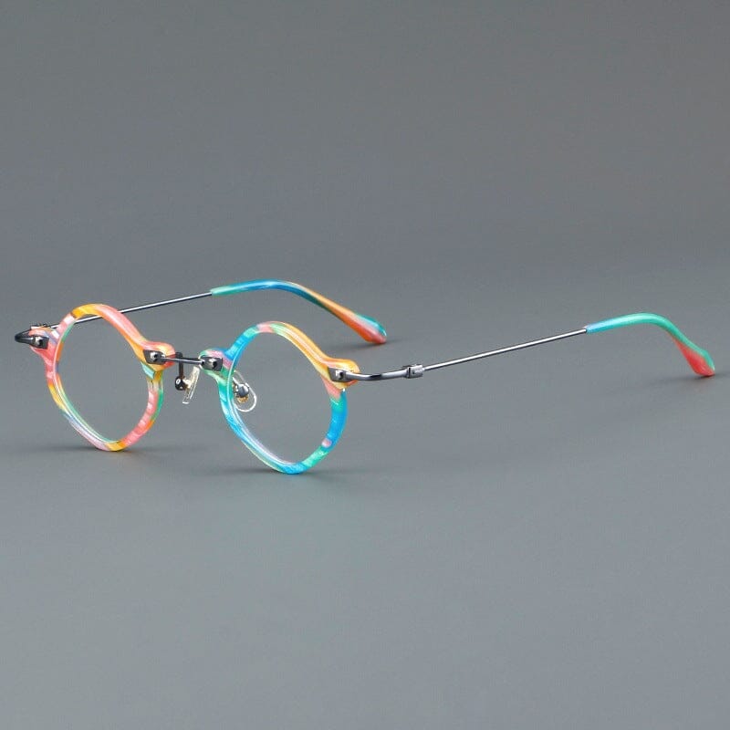 Logan Retro Geometric Glasses Frame Geometric Frames Southood Multicolor