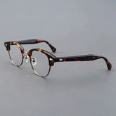 Lynn Vintage Acetate Glasses Frame Oval Frames Southood Leopard