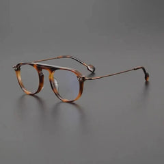 Mac Retro Aviator Acetate Glasses Frame Aviator Frames Southood Leopard