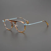 Mac Retro Aviator Acetate Glasses Frame Aviator Frames Southood Leopard Blue