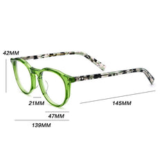 Magnus Vintage Acetate Glasses Frame Round Frames Southood