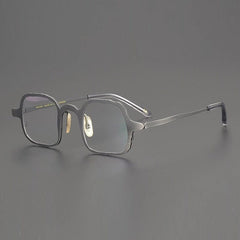 Mai Retro Titanium Eyeglasses Frame Rectangle Frames Southood Gun