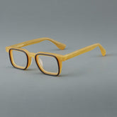Malvin Acetate Square Eyeglasses Frame Rectangle Frames Southood Yellow