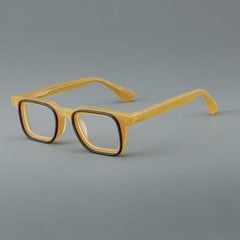 Malvin Acetate Square Eyeglasses Frame Rectangle Frames Southood Yellow