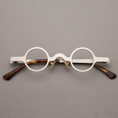 Marc Retro Small Round Glasses Frame Round Frames Southood Silver