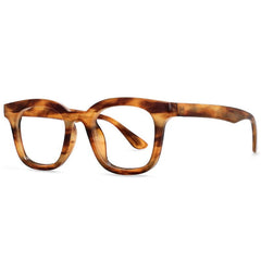 Marcus Retro Square Leopard Glasses Frame Rectangle Frames Southood