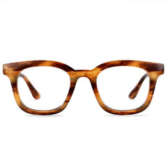 Marcus Retro Square Leopard Glasses Frame Rectangle Frames Southood