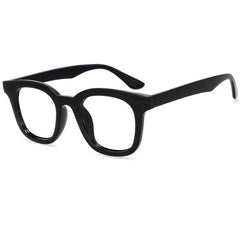 Marcus Retro Square Leopard Glasses Frame Rectangle Frames Southood Black