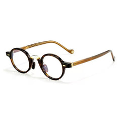 Marvin Vintage Acetate Eyeglasses Frame Round Frames Southood Leopard