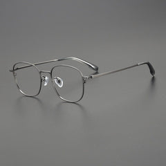 Mastin Ultra Light Vintage Titanium Glasses Frame Rectangle Frames Southood Gun