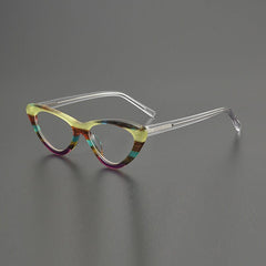 May Colorful Acetate Eyeglasses Frame Cat Eye Frames Southood Yellow Purple