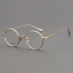 Mel Round Titanium Eyeglasses Frame Round Frames Southood