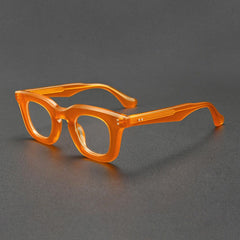 Melton Vintage Acetate Glasses Frame Rectangle Frames Southood Orange