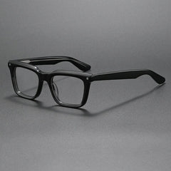 Mikel Vintage Acetate Glasses Frame Rectangle Frames Southood Black