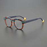 Millen Retro Rectangle Glasses Frame Rectangle Frames Southood Matte Leopard
