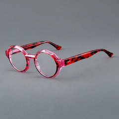 Molly Acetate Glasses Frame Round Frames Southood Red