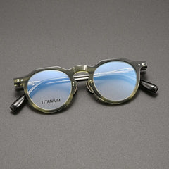 Monk Acetate Titanium Glasses Frame Oval Frames Southood