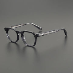 Mull Vintage Acetate Glasses Frame Rectangle Frames Southood Gray