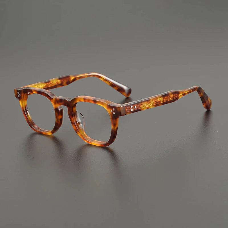 Mull Vintage Acetate Glasses Frame Rectangle Frames Southood Leopard