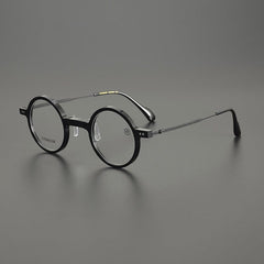 Mylo Acetate Glasses Frame Round Frames Southood Black