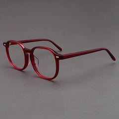 Nam Retro Round Glasses Frame Round Frames Southood Red