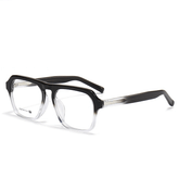 Netini Business Trend Gradient Glasses Frame Rectangle Frames Southood Fading Black