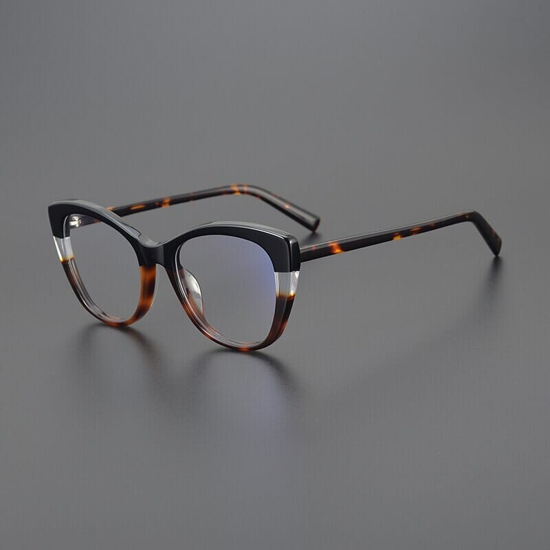 Nidaly Acetate Cat Eye Glasses Frame Cat Eye Frames Southood Black